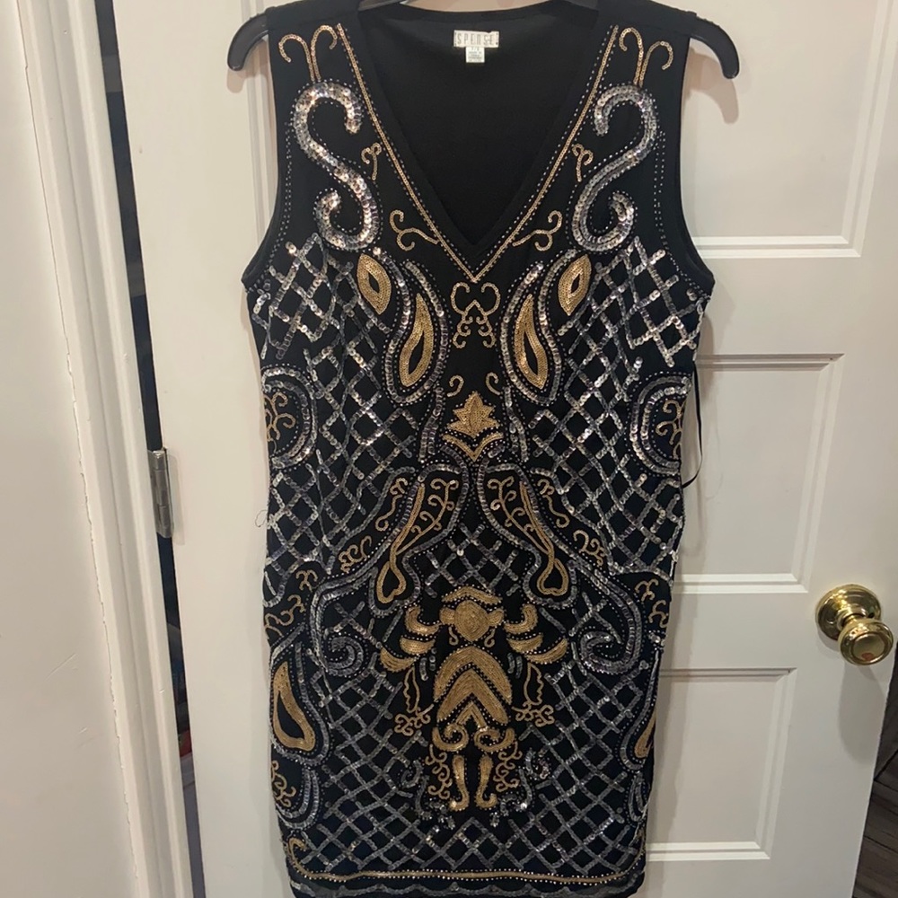 Sequin design party dress